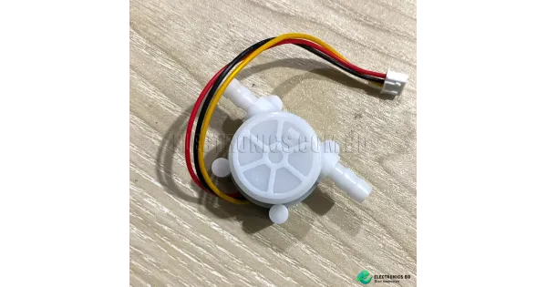 YF S401 Water Flow Sensor Flowmeter 0 3 6L Min 3 5mm 5VDC White