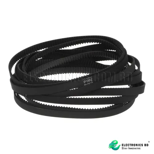 250mm GT2 Closed Loop Timing Belt Width 6mm 250-2GT-6