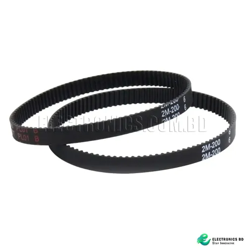 200mm GT2 Closed Loop Timing Belt Width 6mm 200-2GT-6