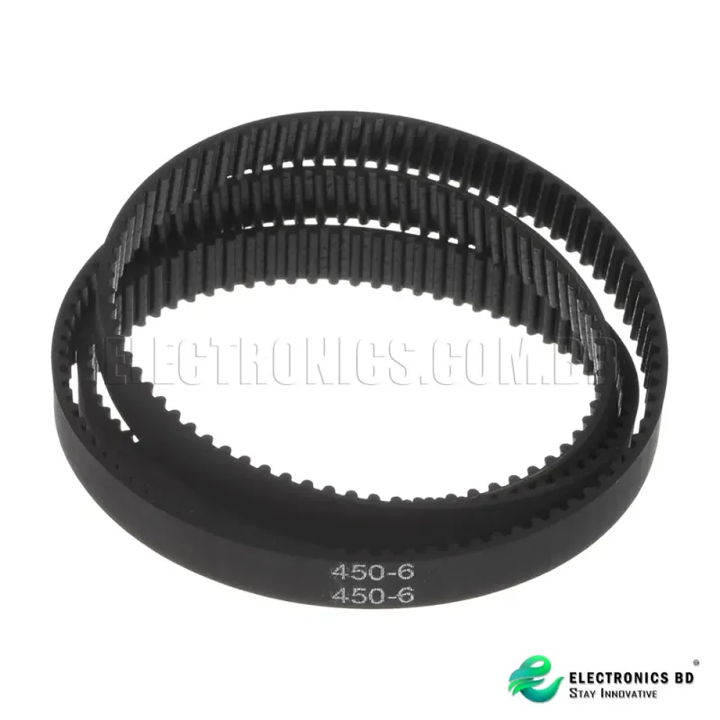 450mm GT2 Closed Loop Timing Belt Width 6mm 450-2GT-6