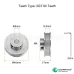 60 Teeth 6mm Bore GT2 Timing Aluminum Pulley for 6mm Belt