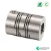 5mm x 5mm GICG stainless steel parallel lines clamp type shaft coupling for stepper motor servomotor D12L18.5