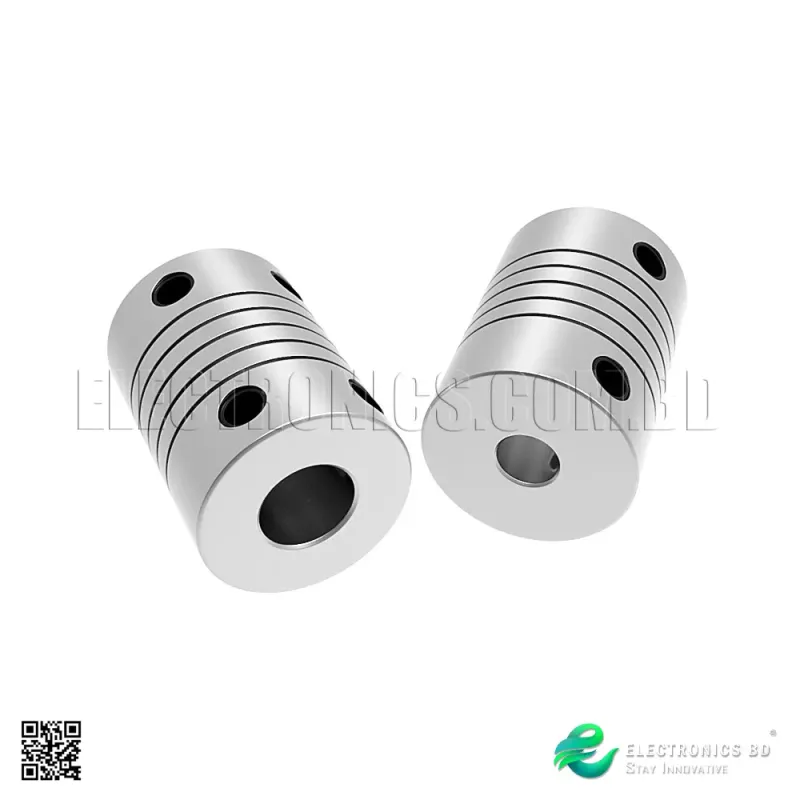 D19L25 6 x 10mm Aluminum Flexible Shaft Coupler Connector for CNC Stepper Motor