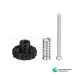 M3 x 45mm x 22mm 3D printer accessories Hot bed platform leveling assembly Printing platform leveling nut handle