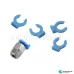 Blue Collet Locking Clip for Pneumatic Fittings 3D Printer Parts