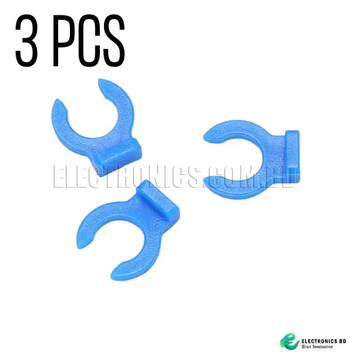 Blue Collet Locking Clip for Pneumatic Fittings 3D Printer Parts