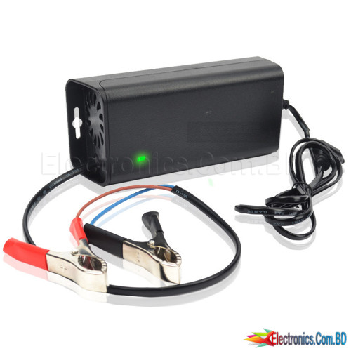 12V 5A Smart Fast Lead Acid Battery Charger Device with 3-stage Intelligent Automatic Charging & Multiple Safe Protections