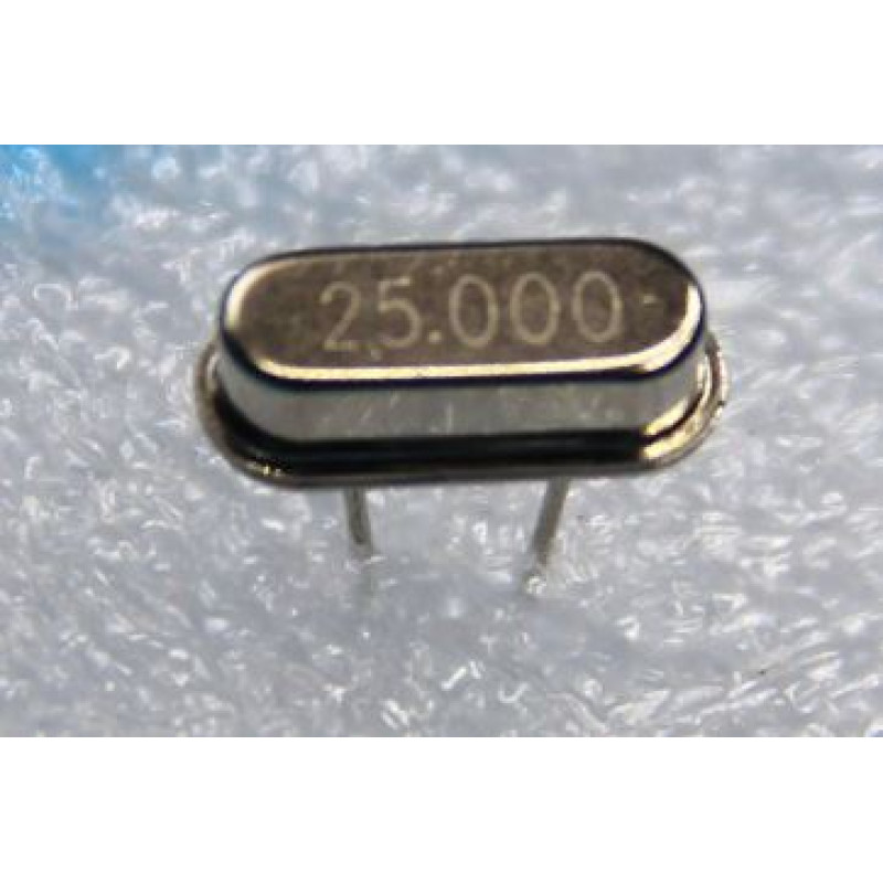 Crystal Oscillator 25MHz 25 MHz 25M Hz Mini Passive Resonator Quartz HC-49S