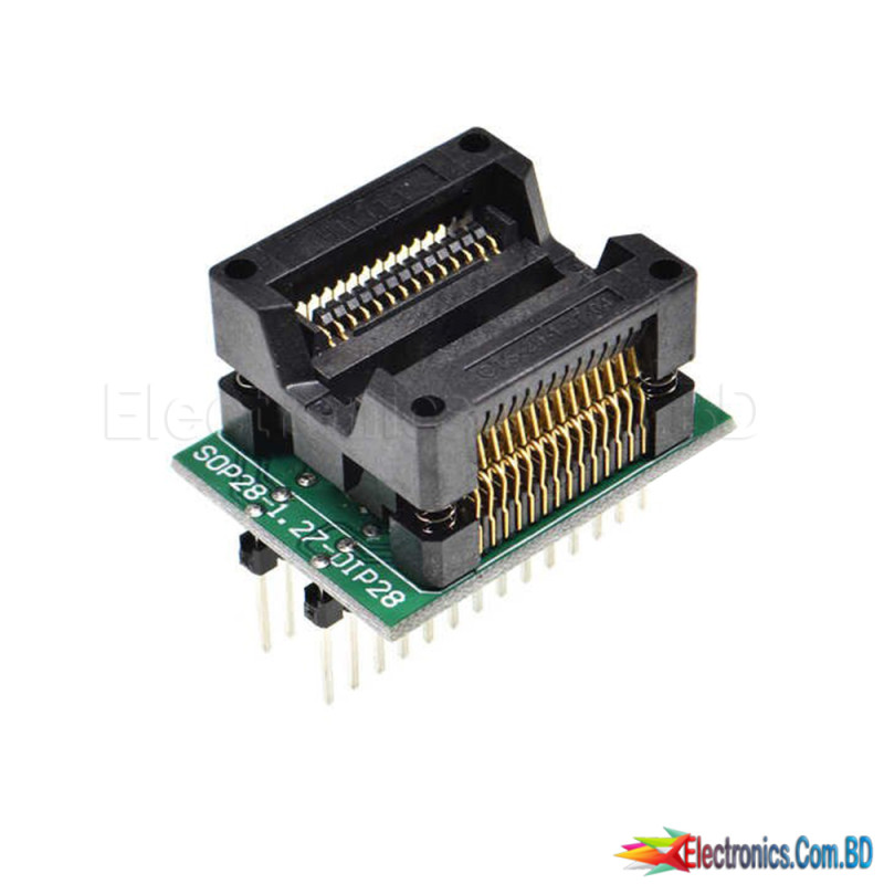 SOIC28 SOIC 28 SOP28 TO DIP28 programmer adapter socket Body Width 7.5MM 300MIL IC SOCKET CONVERTER test chip