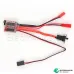 RC ESC 20A 4-8V Brush Motor Speed Controller 1/16 1/18 for Climbing RC Car Ship Tank Mini 4Wd WPL Car - red