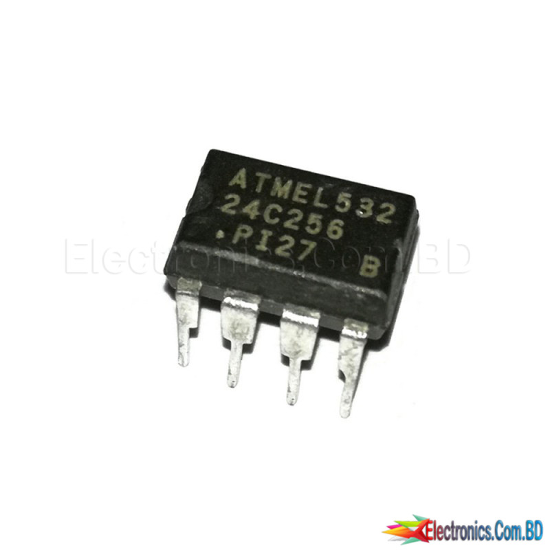 24C256 - Two Wire Serial EEPROM - 256KBits - 8PDIP Atmel Corporation