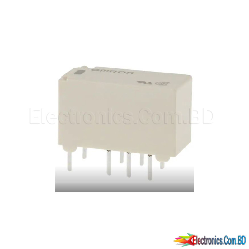 Omron G6S-2-5DC DPDT relay with narrow shape Coil voltage 5V