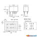 Omron G6S-2-5DC DPDT relay with narrow shape Coil voltage 5V