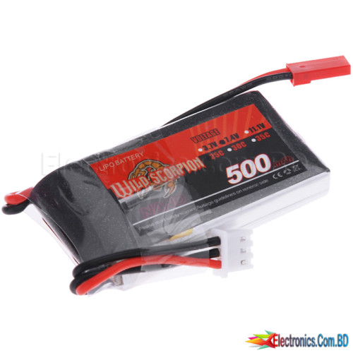 Lipo Battery 500mAh 2S 25C 7.4v 