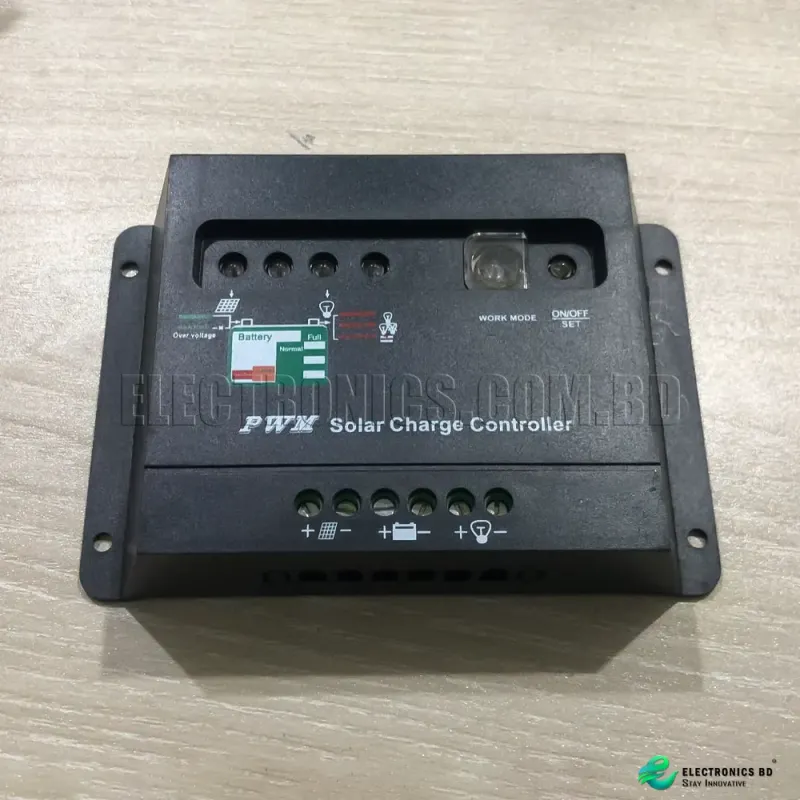 10I-EC 10A PWM Solar Charge Controller with Light