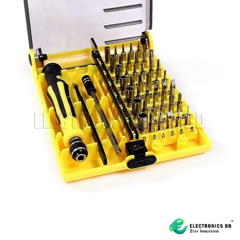 45 in 1 Magnetic Precision Screwdriver Tool Kit for Phone Tablet Compact Repair Maintenance