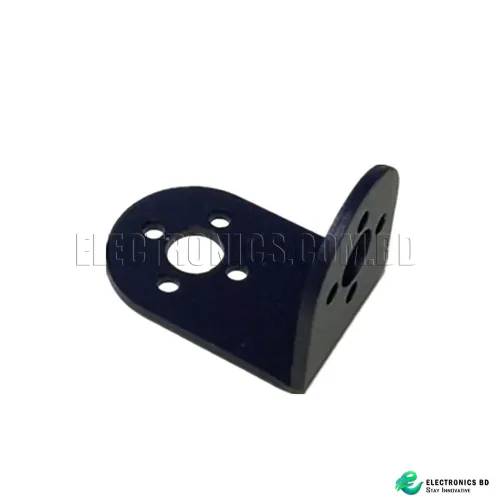 Black Metal L-Shaped Beam Bracket for Robot Arm/Servo/Robot Humanoid