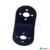 Black Metal L-Shaped Beam Bracket for Robot Arm/Servo/Robot Humanoid