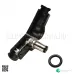 DC Jack plastic 5.5mm - Male - 90 degrees