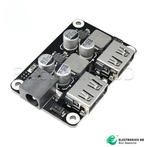 Dual 2 Double USB Fast Charger Buck Module Input 6V-30V Single Port 24W Support QC2.0 QC3.0 QC 2.0 3.0 Car Vehicle Board