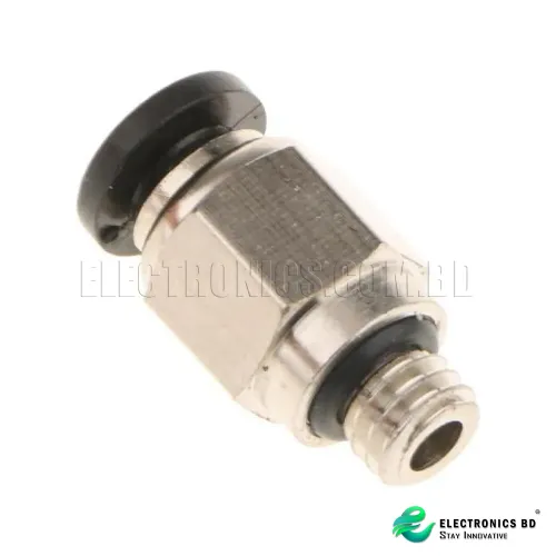 PC4-M6 Pneumatic Straight Fitting 4mm Thread M6 Connector for 3D Printer