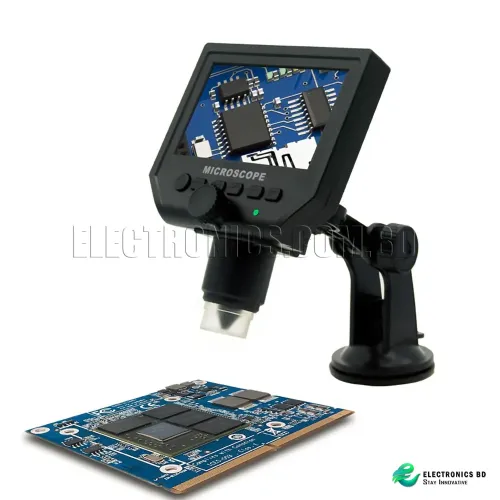 Portable LCD Digital Microscope 600X 4.3 Inch HD LED Display for Industrial, Biological QC Inspection