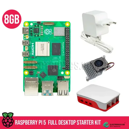 Raspberry pi 5 model B 8GB RAM full desktop starter kit