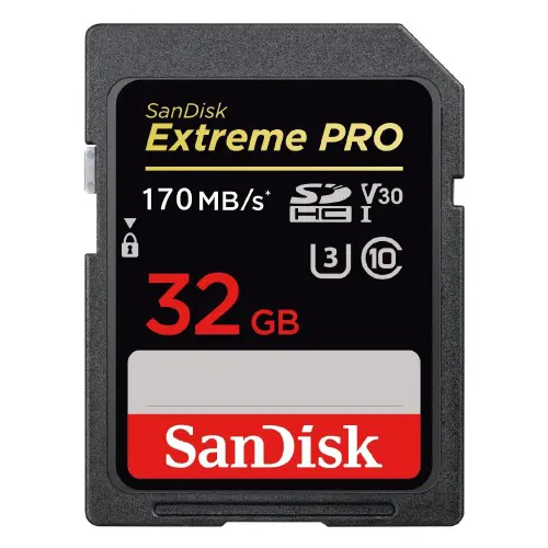 SanDisk Extreme PRO 32GB SDHC Memory Card