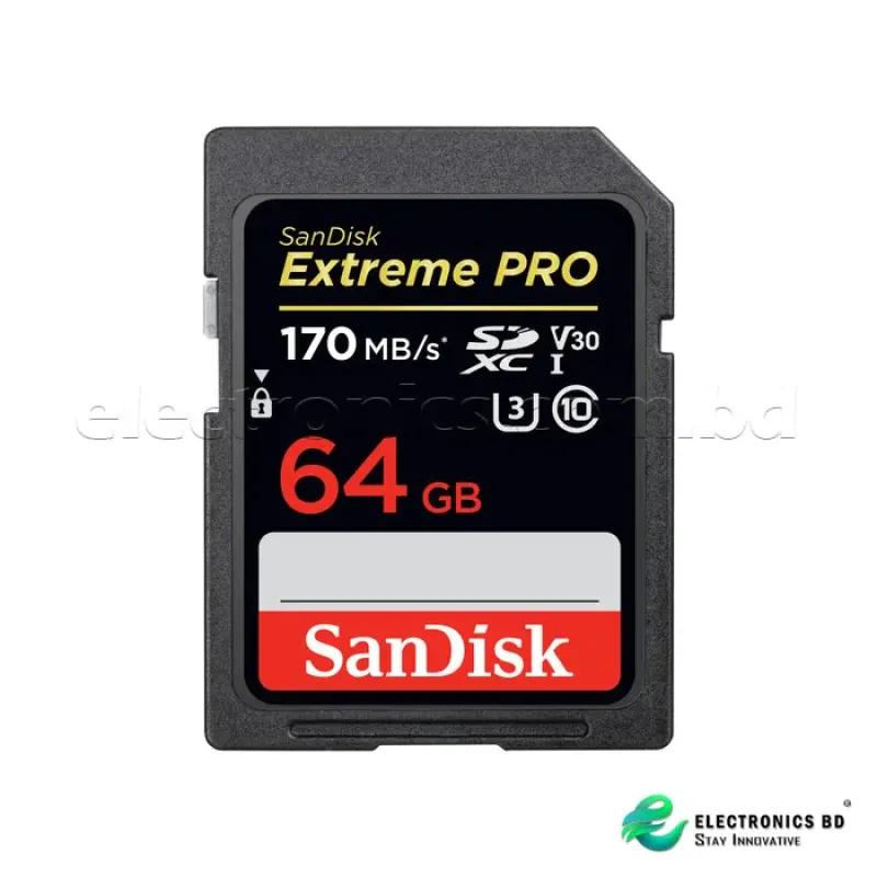 SanDisk Extreme PRO 64GB SDHC Memory Card