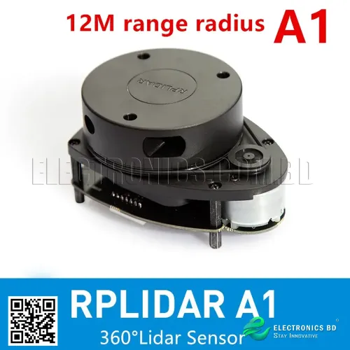 Slamtec RPLIDAR A1 2D 360 degree 12 meters scanning radius lidar sensor A1M8 scanner for robot navigates and avoids obstacles