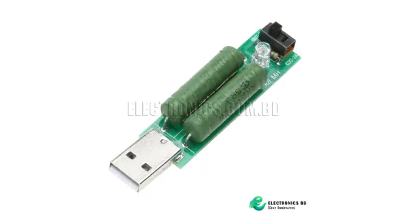 USB Load Resistor 2A/1A with Switch for Battery Capacity Voltage ...