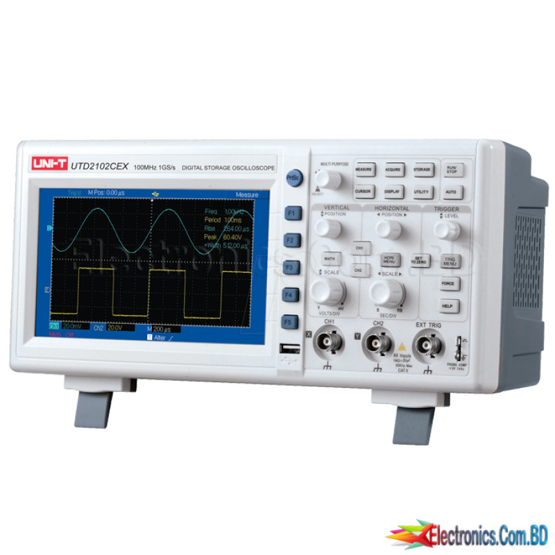 UTD 2102 CEX Digital storage oscilloscope, 100MHz, 1GS/s