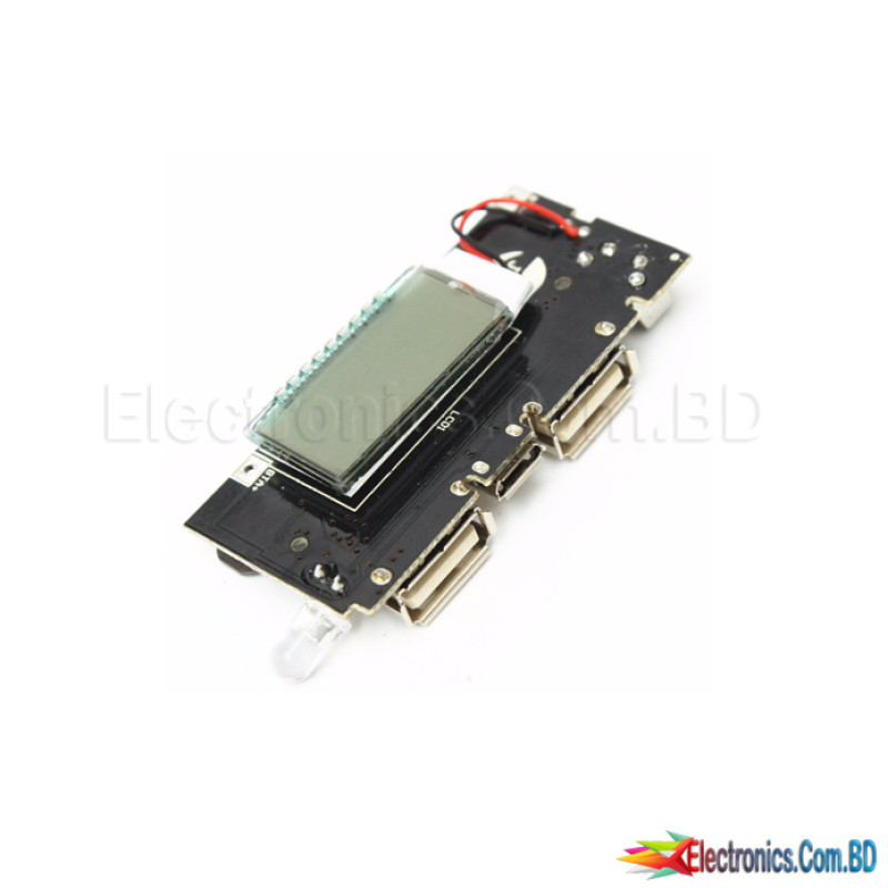 Power Bank 18650 Battery Charging Circuit Board  Dual USB 5V 1A 2.1A