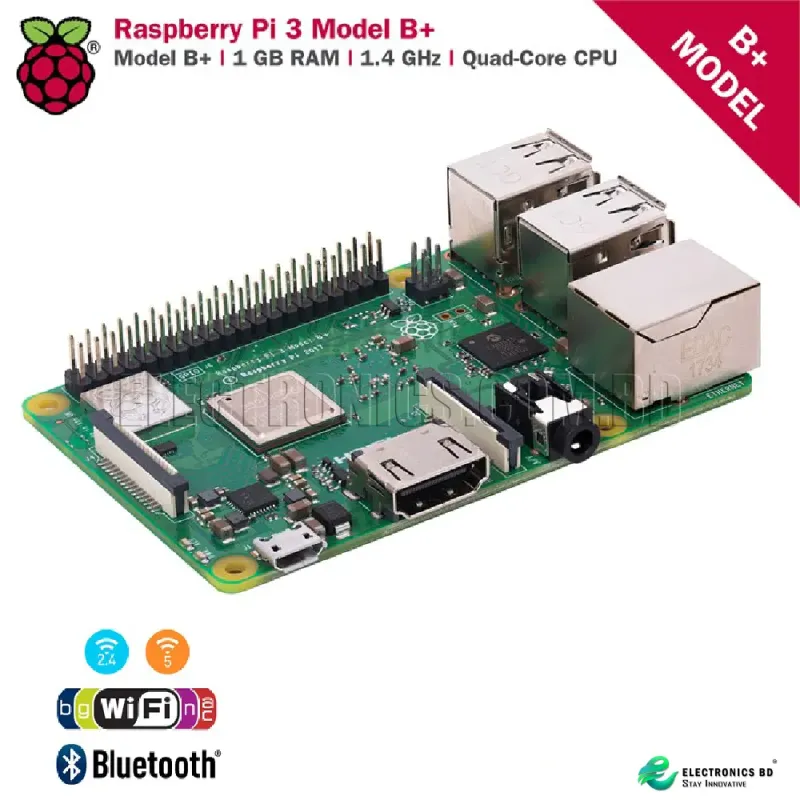 Raspberry Pi 3 Model B+ ( By UK )