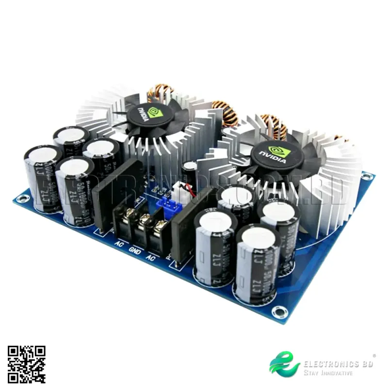 TDA8954TH Class D 420W * 2 High Power Digital Audio Amplifier Board Two Channel Pure Post-Dual Stage Amplifier Board AC24V