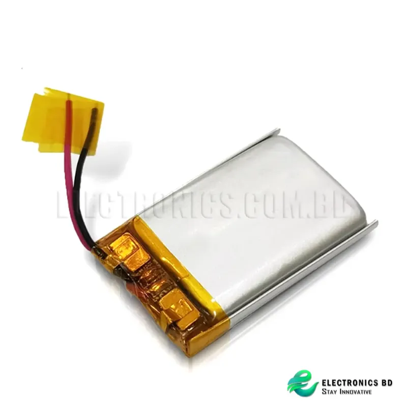 500MAH 3.7V LITHIUM POLYMER ION RECHARGEABLE BATTERY