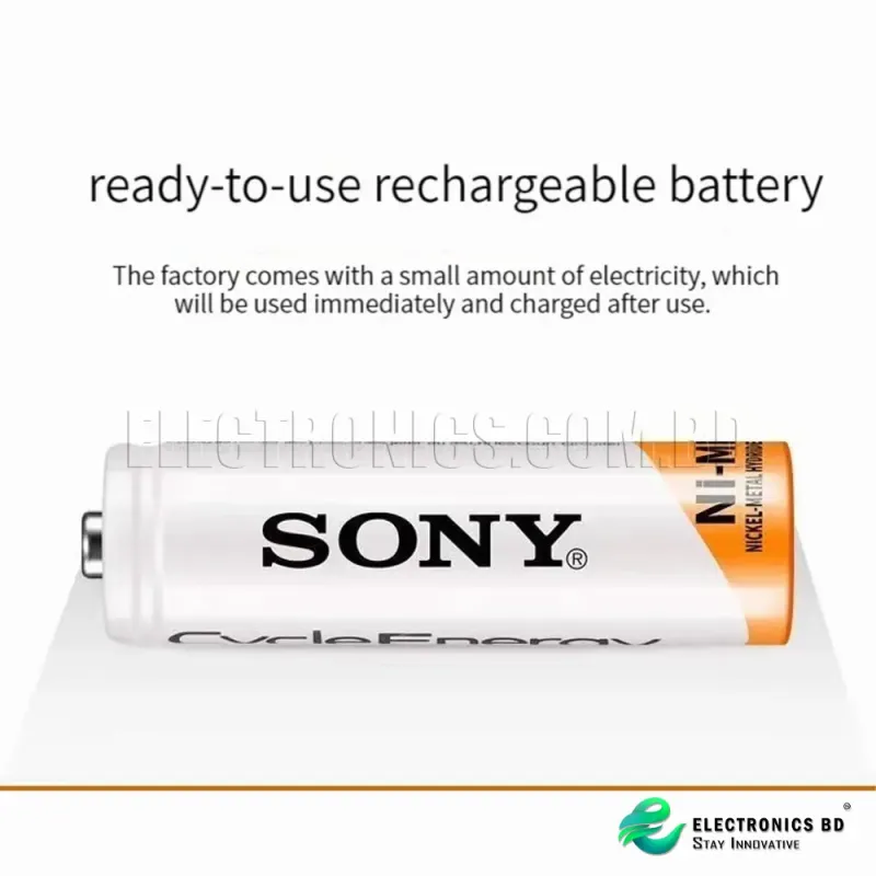 AA SONY CYCLE ENERGY RE-CHARGEABLE BATTERY