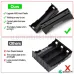 1 chamber ABS 18650 Battery Holder Storage Box Case With Hard Pin