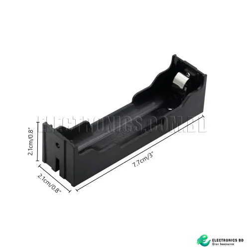 1 chamber ABS 18650 Battery Holder Storage Box Case With Hard Pin