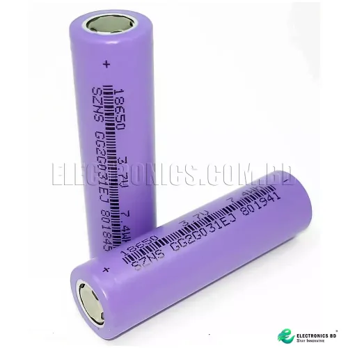 Battery 2200mAh Rechargeable Li-Ion 18650 3.7V