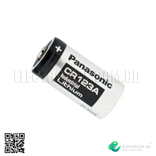 Panasonic CR123A 3v Lithium Battery (Non-Rechargeable)