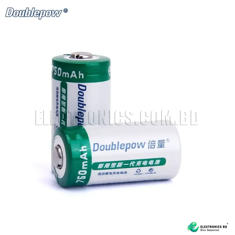 Doublepow CR123A 3.7v 750mAh 16340  Li-ion Rechargeable Battery