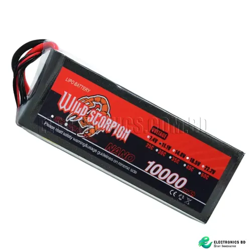 Wild Scorpion 10,000mah 11.1v li-po battery