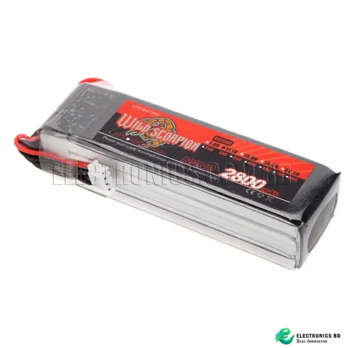 Wild Scorpion 2800mah 30C 11.1v li-po battery