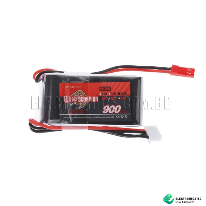 Wild Scorpion 25C 900mah 11.1v li-po battery