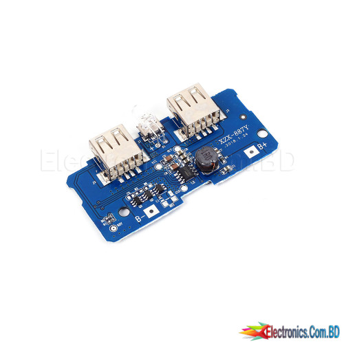 Dual USB 5V 2.1A Power Bank Charger Charging Circuit Module Board