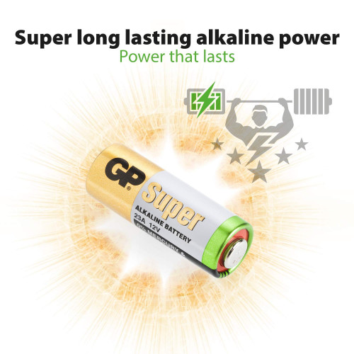 SaleON GP Super 23A 12V Alkaline Battery High Voltage Cell Car Remote Battery (1 Piece)