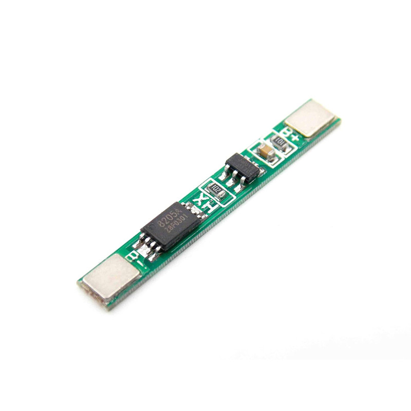 1S 3.7V 2.5A Lithium Battery Protection Board Polymer BMS PCM PCB Over Charge Discharge Li-ion Protect Module