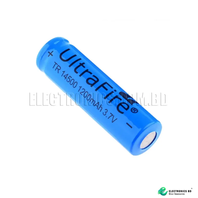 AA Battery Li-Ion Rechargeable Ultra Fire LC14500 1200mah 3.7v  ( 1 pcs)