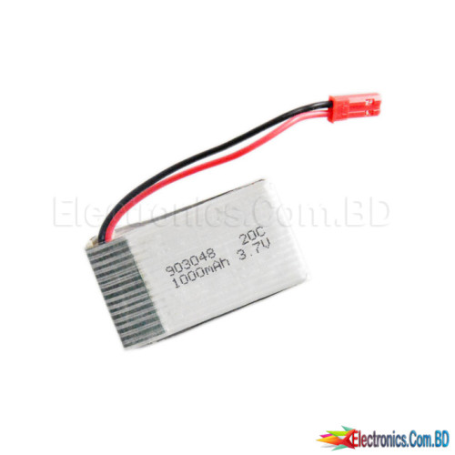 Li-ion Battery 1000mah 3.7v (1 cell)